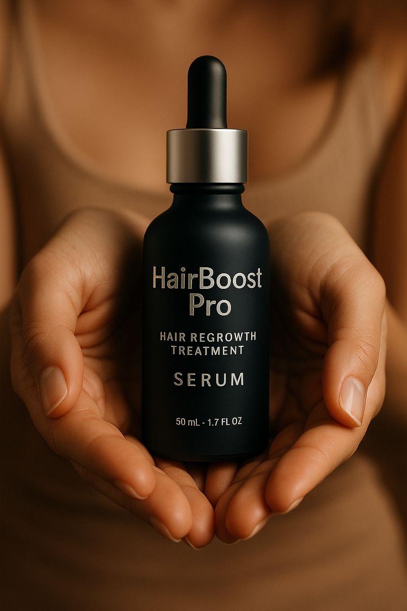 HairBoost Pro® – 3 Haftada Fark Yaratan Saç Güçlendirme Serumu + Dermaroller Seti